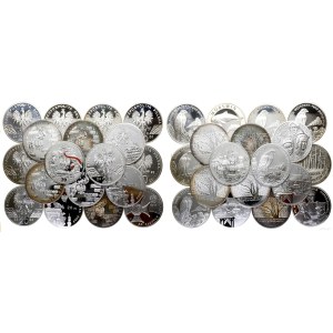 Polska, zestaw 20 x 20 złotych, różne roczniki, Warszawa