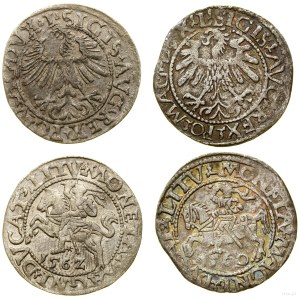 Poland, set: 2 x half-penny, 1560 and 1562, Vilnius