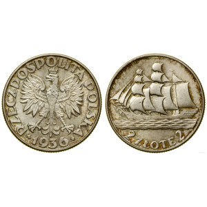 Polska, 2 złote, 1936, Warszawa