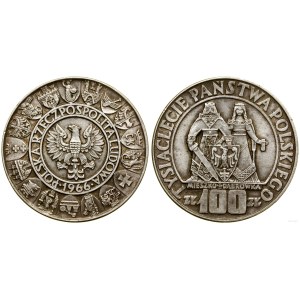 Poľsko, 100 zlotých, 1966, Varšava