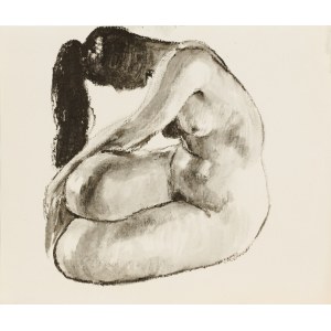 Ludwik MACIĄG (1920-2007), Nude of a seated woman