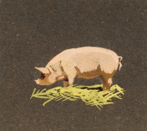 Ludwik MACIĄG (1920-2007), Świnia