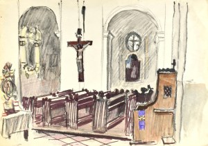 Ludwik MACIĄG (1920-2007), Wnętrze kościoła