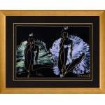 Joanna Sarapata, Two ballerinas in green and lilac I, 2026