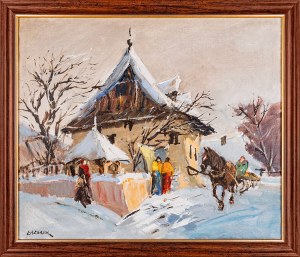 Stanisław Jan Łazorek, Zima w Kazimierzu Dolnym