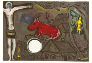Marc Chagall, La Nativité - Mystical Crucifixion, 1950