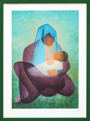 Louis TOFFOLI (1907-1999), La native (Narodzenie Chrystusa), 1991
