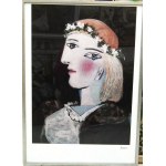 Pablo Picasso (1881-1973),Portrait of Marie-Therese Walter with garland