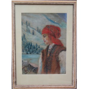 Portret góralki -Morskie Oko,1928