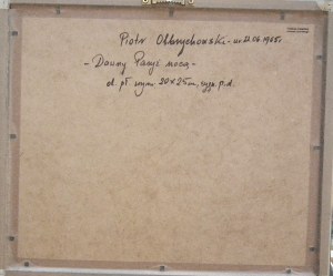Piotr Olbrychowski,Dawny Paryż nocą