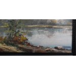 Teodor Ziomek(1874-1937) ,Landscape by the lake