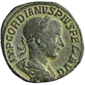 Roman Imperial, Gordian III, Sestertius
