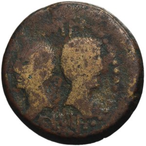 Roman Provincial, Gaul, Nemausus, Marcus Agrippa and Augustus, As
