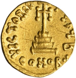 Byzantine Empire, Constans II with Constantine IV, Solidus