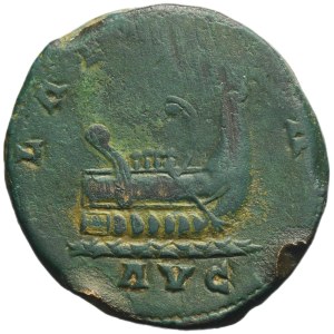 Roman Imperial, Postumus, Double Sestertius