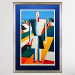 Kazimir Malevich (1879-1935), Farmer on the field, ca. 1993-1995.