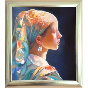 Piotr Piecko, Girl with turquoise lll