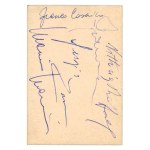 Autographed photo - Marino Marini, Italian singer and composer (506)