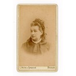 Vilnius, woman photo by S. Fleury & Baczanski 1890 (1213)