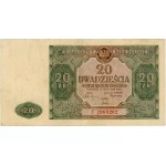 Poland. 1946 20 Zlotych Prefix F