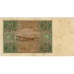 Poland. 1946 20 Zlotych Prefix F
