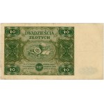 Poland. 1947 20 Zlotych Prefix D