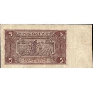 Poland. 1948 5 Zlotych Prefix AG