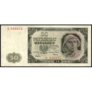 Poland. 1948 50 Zlotych Prefix S