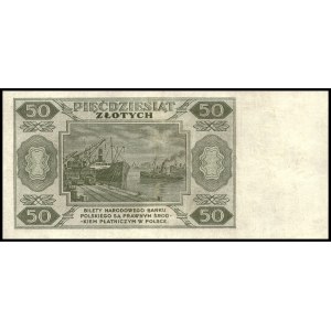 Poland. 1948 50 Zlotych Prefix S
