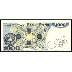 Poland. 1982 1000 Zlotych Prefix GH