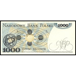 Poland. 1982 1000 Zlotych Prefix HB