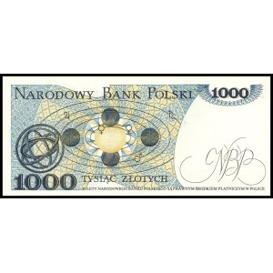 Poland. 1982 1000 Zlotych Prefix KM