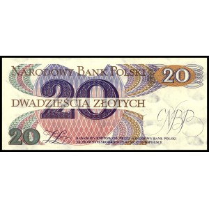 Poland. 1982 20 Zlotych Prefix AM