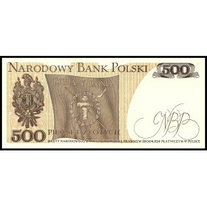 Poland. 1982 500 Zlotych Prefix FT