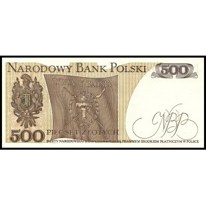 Poland. 1982 500 Zlotych Prefix GB