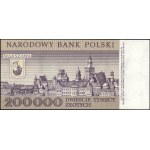 Poland. 1989 200000 Zlotych Prefix F
