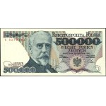 Poland. 1990 500000 Zlotych Prefix K