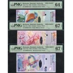 Bermuda. 2009 2 5 10 20 50 100 Dollars 6 Piece Specimen Set