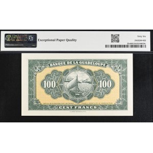 Guadeloupe. 1942 100 Francs Specimen