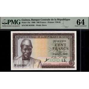Guinea. 1960 100 franků