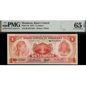 Honduras. 1974 1 Lempira