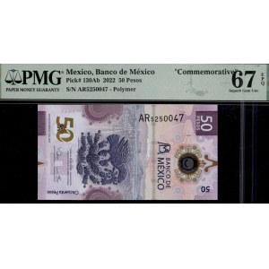 Meksyk. 2022 50 Pesos