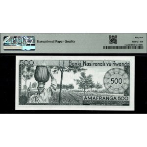 Rwanda. 1974 500 Francs