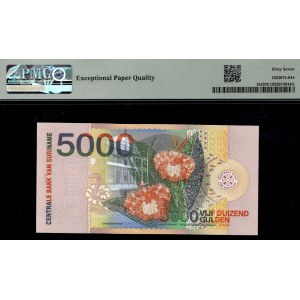 Suriname. 2000 - 5000 Gulden - Birds of Paradise Series