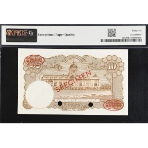 Thailand. 1953 10 Baht Specimen