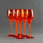 FIEDOROWICZ Ludwik - HSG Ząbkowice - Set of 6 cups - 1970s [color].