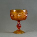 TRZEWIK-DROST Eryka - HSG Ząbkowice - Sugar bowl "Romby Buttons". - 1960s [old pattern].