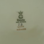 Giesche Porcelain Factory - Cake suit - 1930s [ivory, rare].