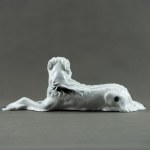Bogucice Porcelain Factory - Lying Chart figurine - 1970s.