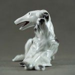 Bogucice Porcelain Factory - Lying Chart figurine - 1970s.